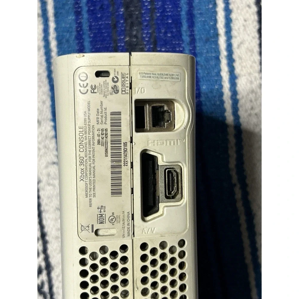 Microsoft Xbox 360 Pro Console 2009 Power Supply Brick Only Works with Issues
